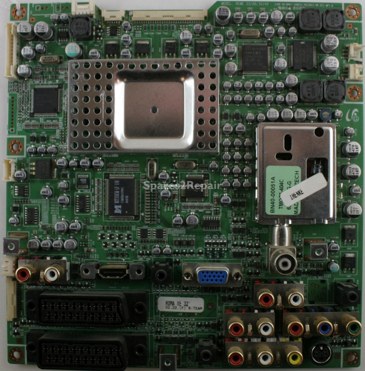 Samsung LE32R41BD - Main AV - BN41-00661A_VE - MP1.0 - ROME 23/26/32/40