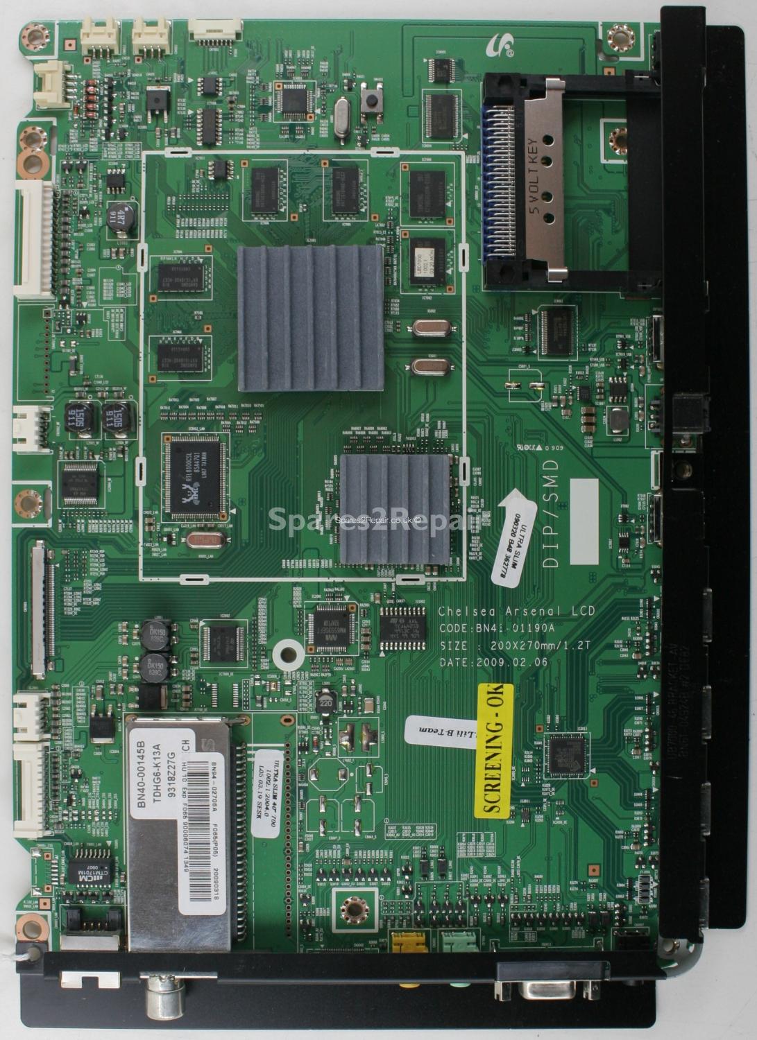 Samsung UE40B7020WW - Main AV - BN41-01190A - BN94-02706A - Chelsea Arsenal LCD