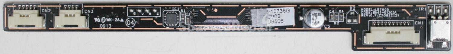 Samsung UE55B7020WW - Board - BN96-10736G - BN41-01203A - REV V0.7 - CT081215 - LB7000