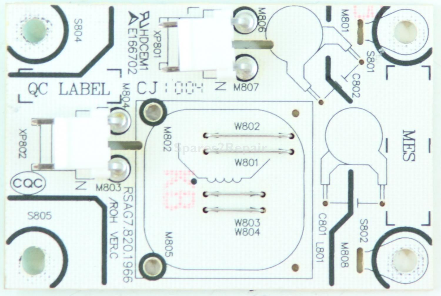 Sandstrom S40LD1B10 - Connector Board - RSAG7.820.1966