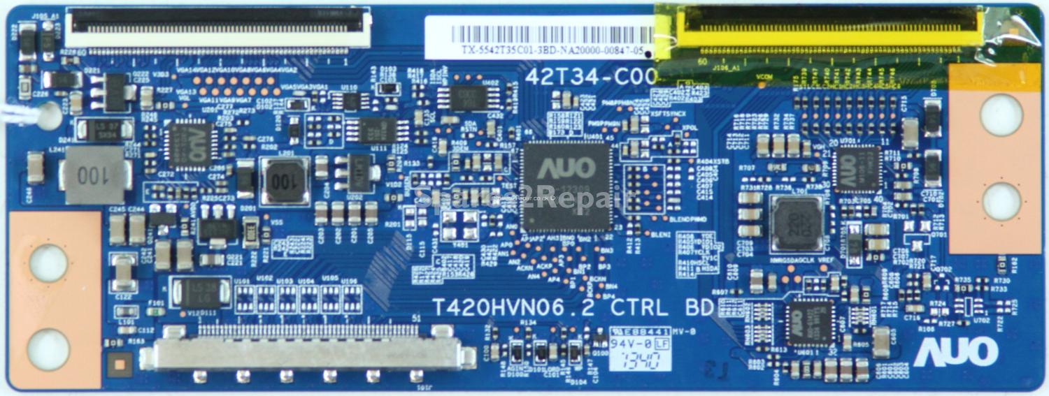 Sony KDL-42W706B - T-Con - 55.42T35.C01 - 42T34-C00 - T420HVN06.2 CTRL BD