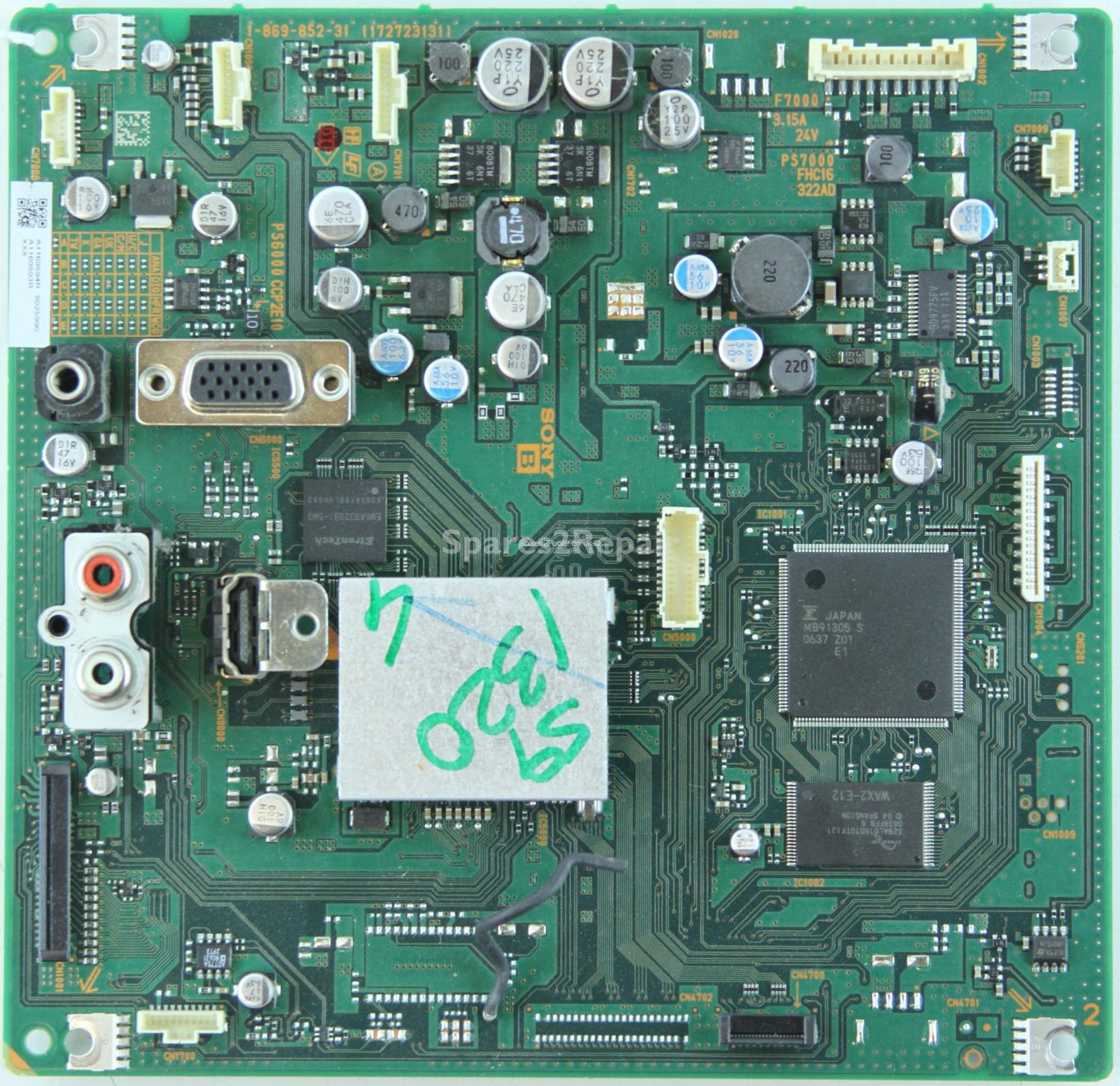 Sony KDL-46S2030 - HDMI - A1169594R - 1-869-652-31 - 172723131
