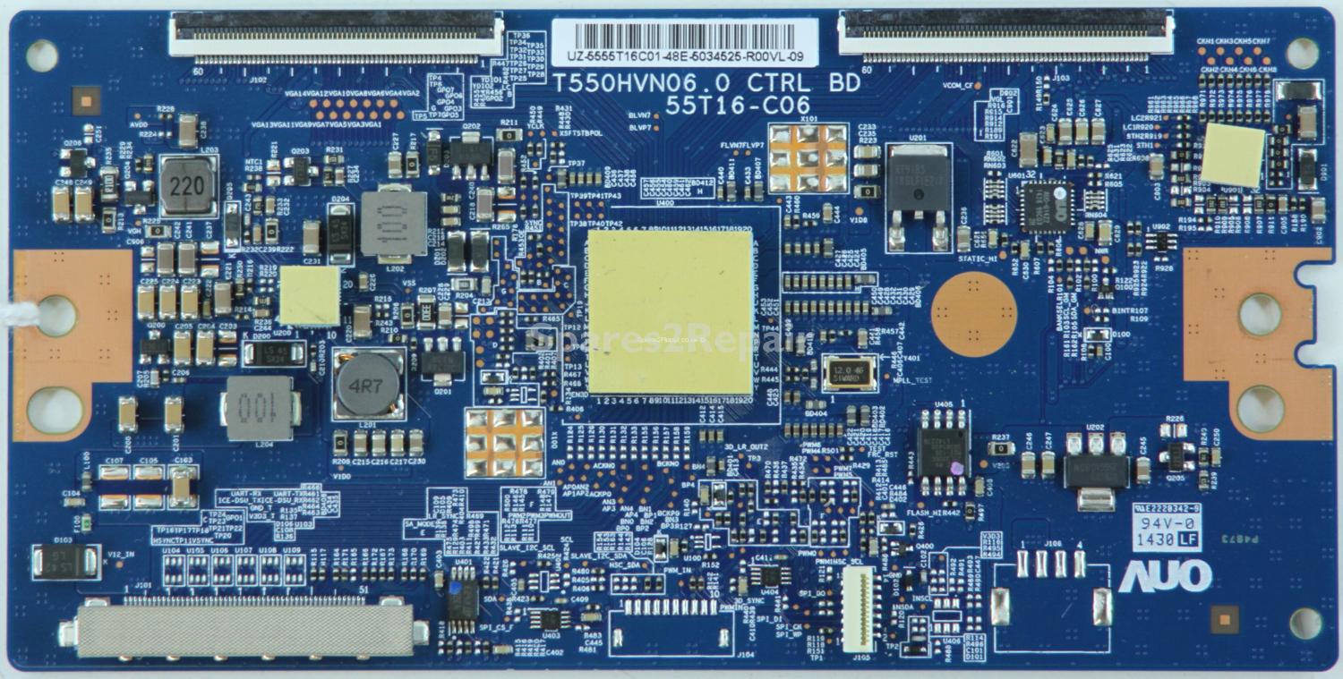 Sony KDL-55W829B - T-Con - 55.55T16.C01 - 55T16-C06 - T550HVN06.0 CTRL BD