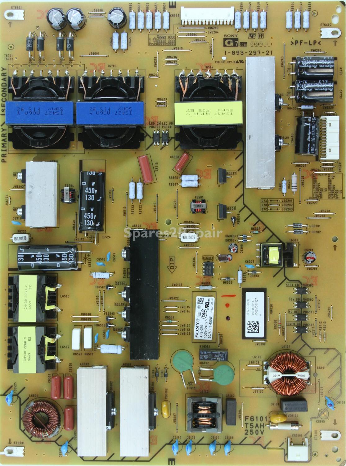 Sony KD-65S9005B - PSU - 1-893-297-21 - 147457811 - 4-533-588-01 - APS-370(CH)