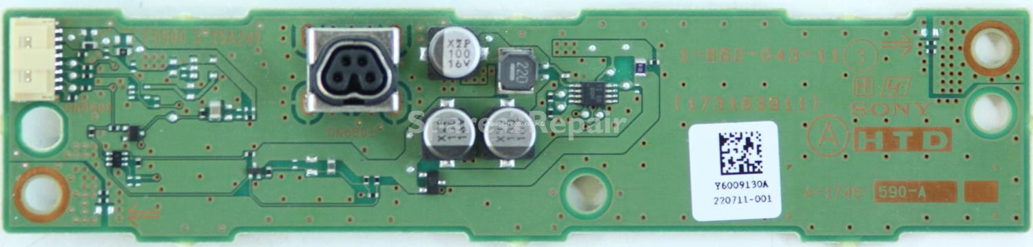 Sony KDL-40HX803 - 3D Interface Input Board (HTD Board) - 1-882-043-11 (173163911) - A-1745-590-A - Y6009130A
