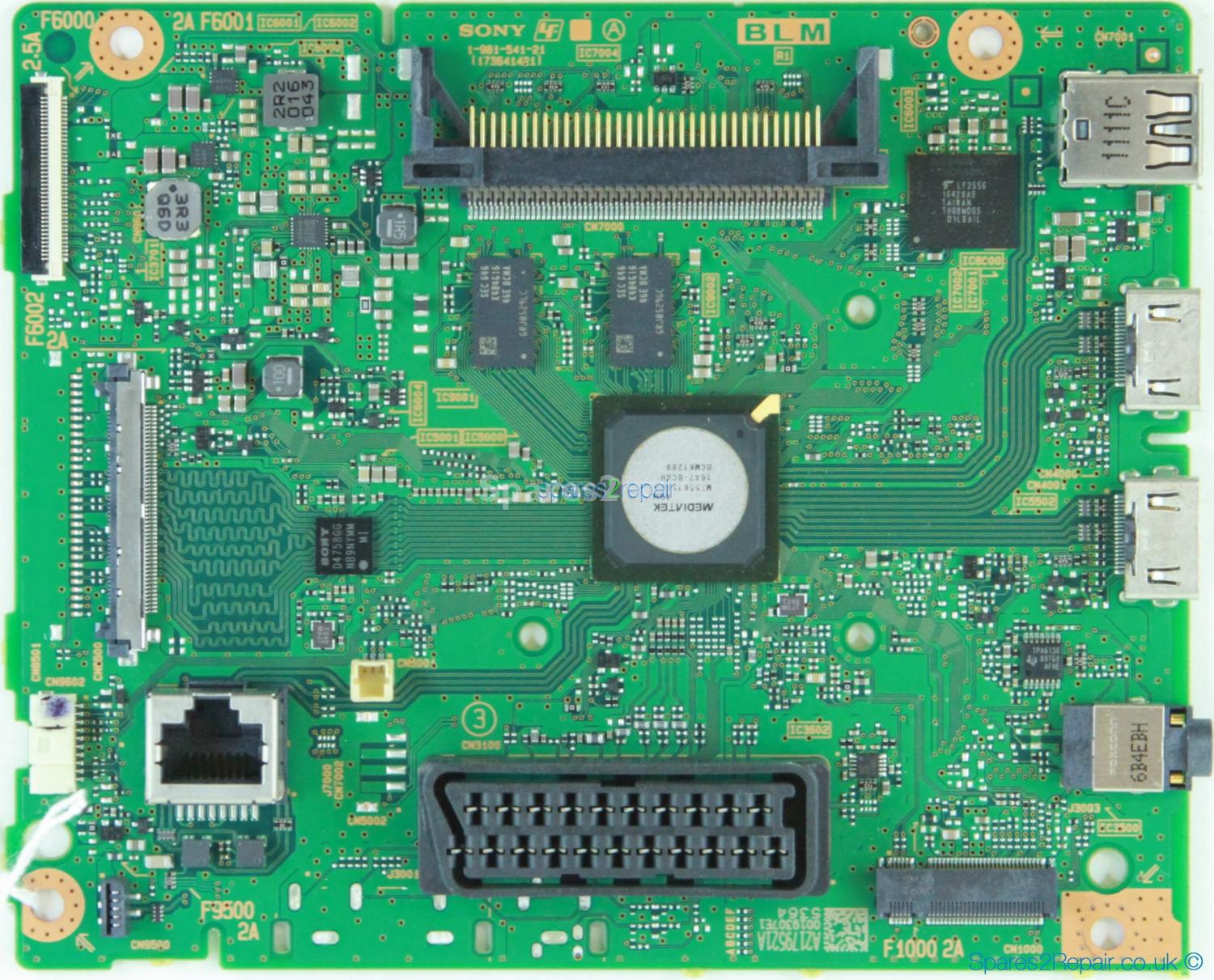 Sony KDL-49WE663 - Main AV - 1-981-541-21 - 173641421 - A2179521A