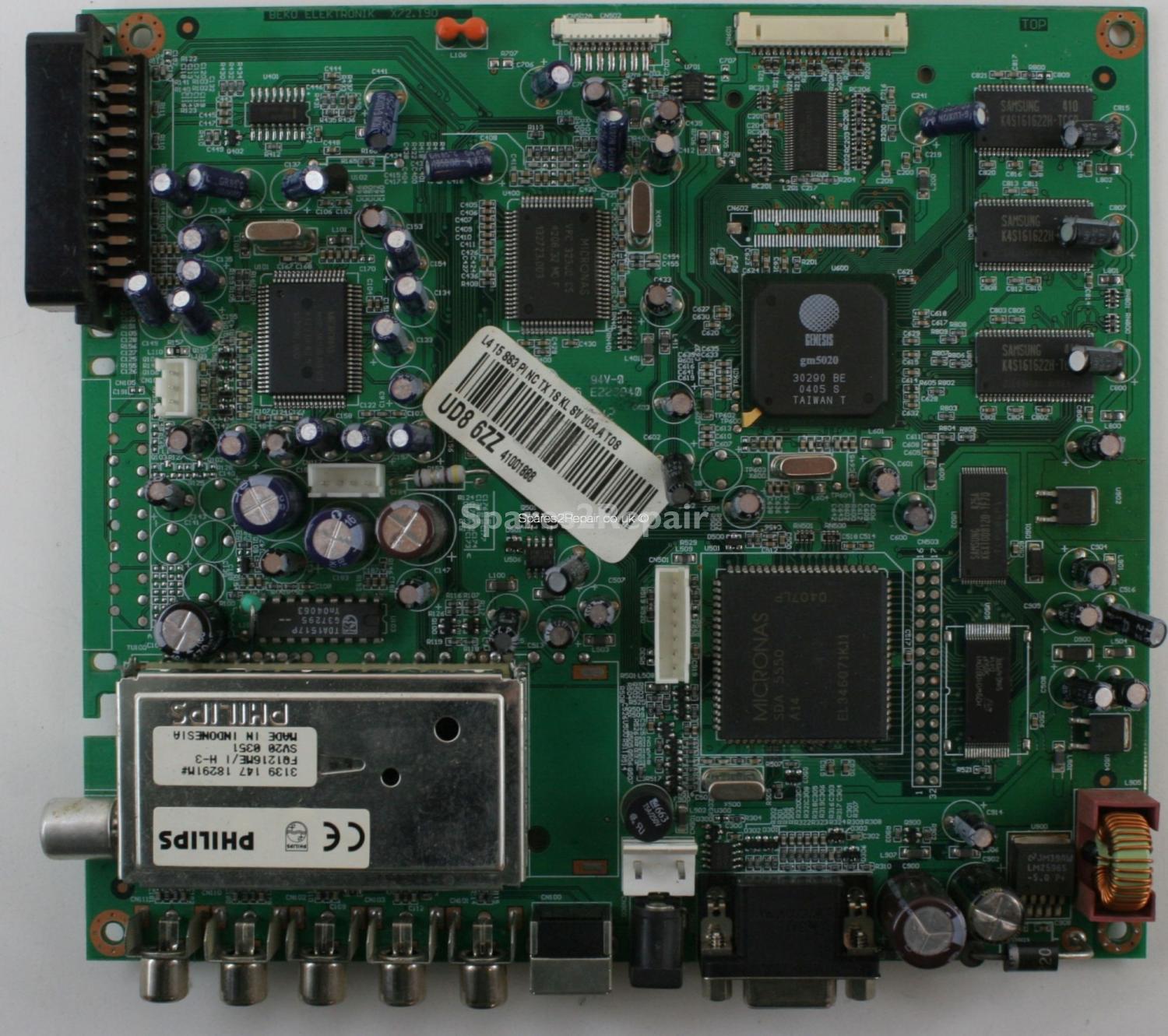 Toshiba 15VL33B4 - Main AV - X72.190 - UD8 6ZZ