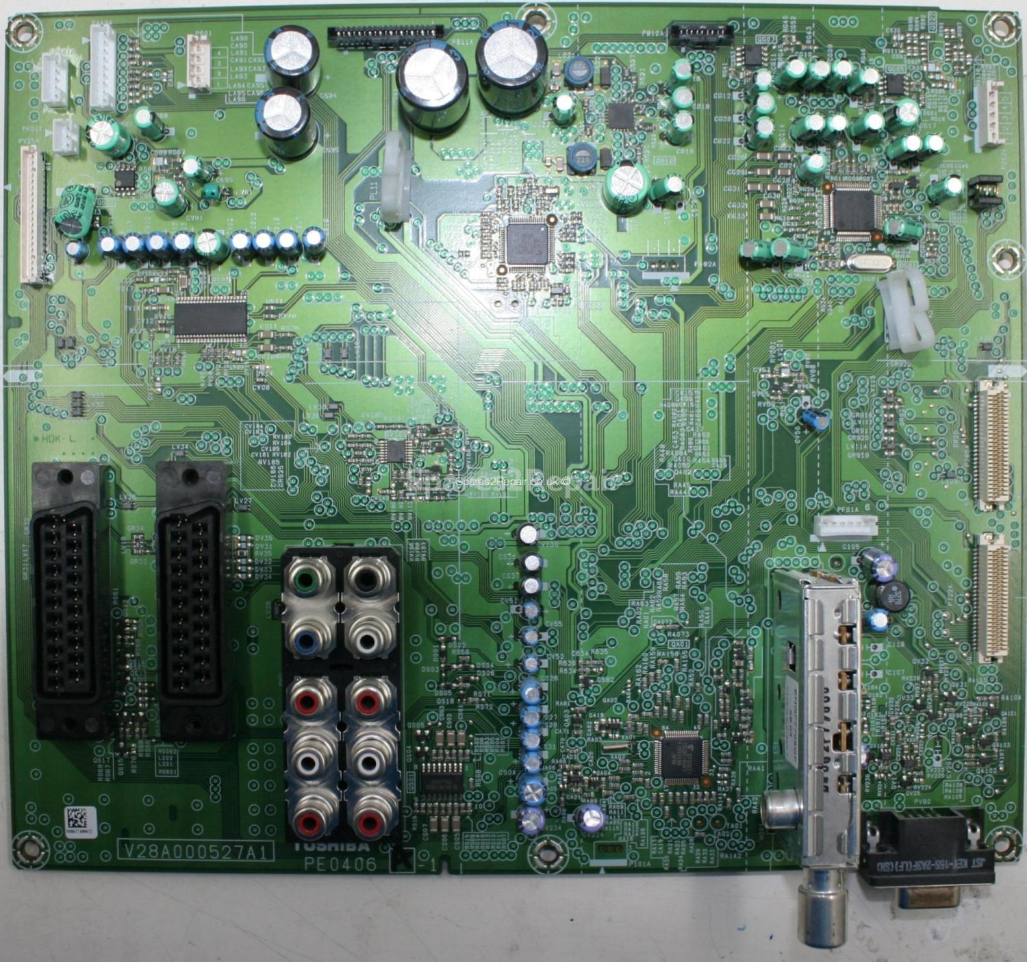 Toshiba 40ZF355D - Main AV - PE0406 A-1 - V28A000527A1