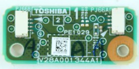 Toshiba 55ZL2 - Connector Board - PE1029 A-1 - V28A001344A1