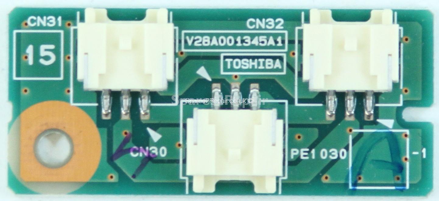 Toshiba 55ZL2 - Connector Board - PE1030 A-1 - V28A001345A1