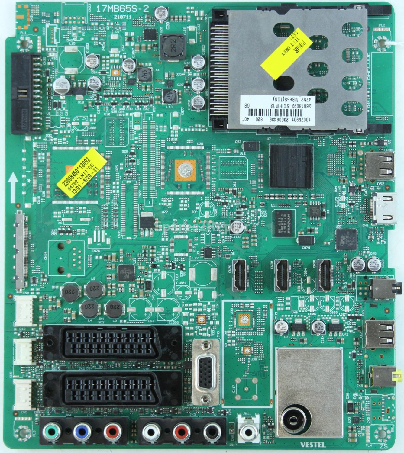 Toshiba 40BL702B - Main AV - 23008439 - 17MB65S-2 - 210711